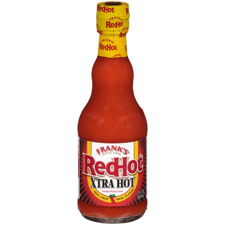 (2 Pack) Frank's RedHot Xtra Hot Cayenne Pepper Hot Sauce, 12 Fl Oz