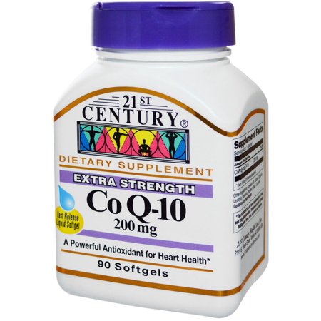 3 Pack - 21st Century Co Q-10 200 Mg Softgels Extra Strength 90 Soft Gels