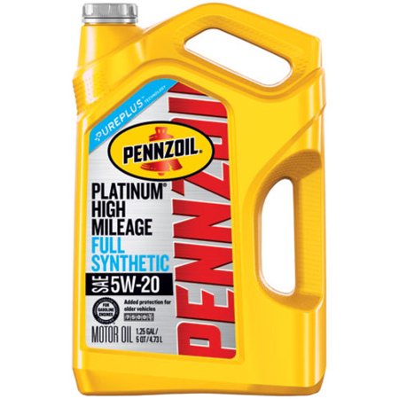 Pennzoil 5 Qt High Mileage 5W-20 Full Synthetic Motor Oil