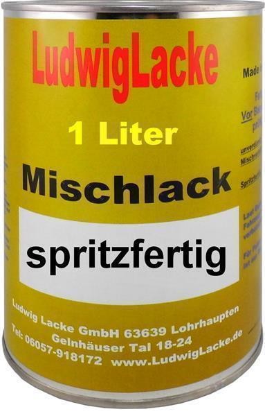 1 L Spritzfertiger Lack Für VW Trendblue Farbcode Ld5X / H3 / 9980 Bj. 2000 - 2006