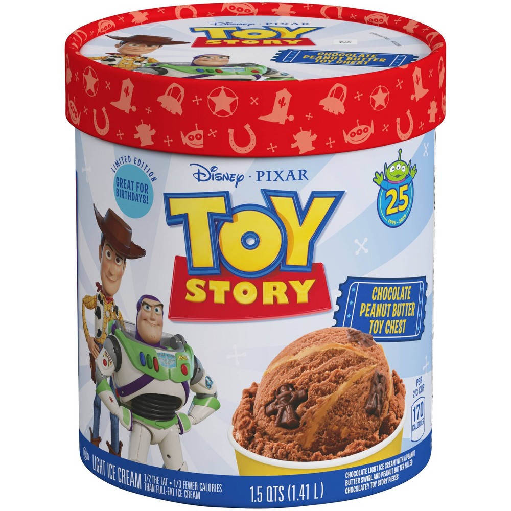 Best of Pixar Limited Edition: Toy Story Chocolate Peanut Butter Toy Chest Ice Cream - 48oz