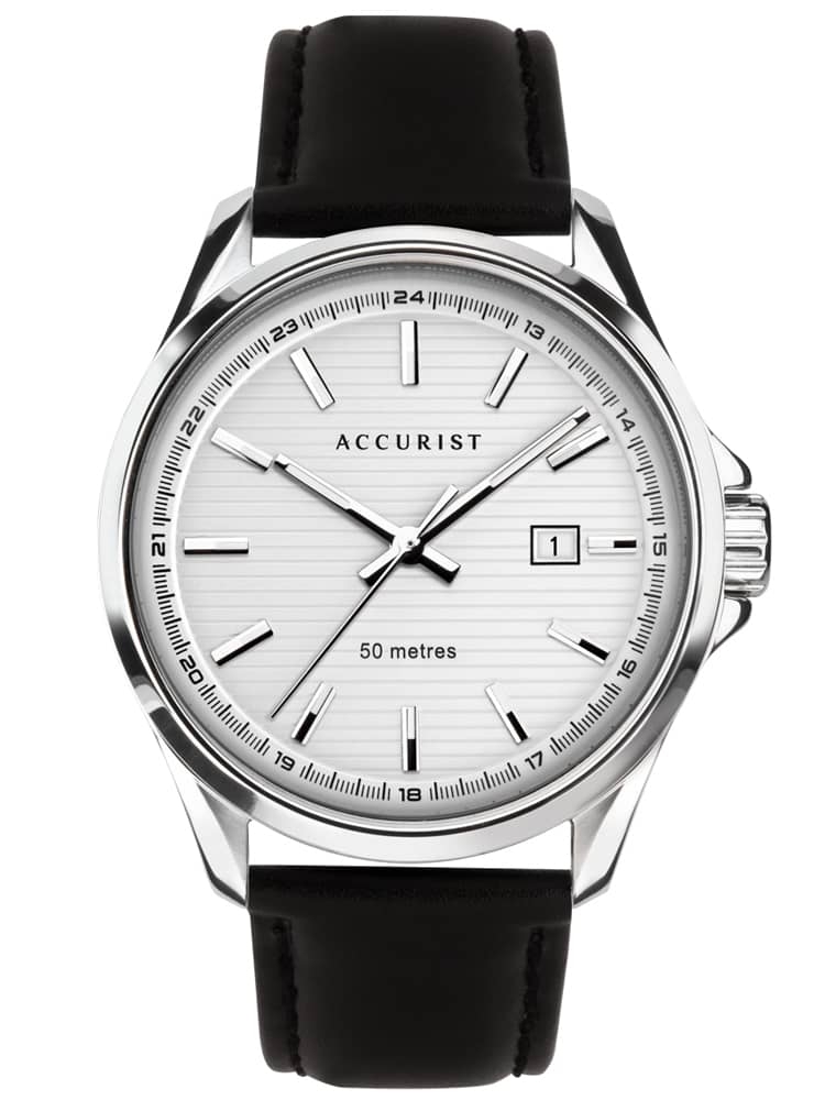 Mens Accurist Accurist Mens Date Strap Watch