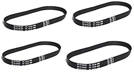 Replacement Part for Eureka Sanitaire Smart Vac Belt 4800 Series 4870  4872  4874  4875  4880  4885 (4 Belts) # 20-3110-07