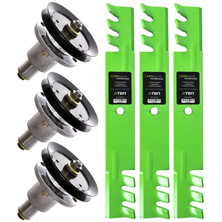 8TEN Spindle Toothed Blade Kit for Exmark Lazer AC as 103-2518-S MK1002078
