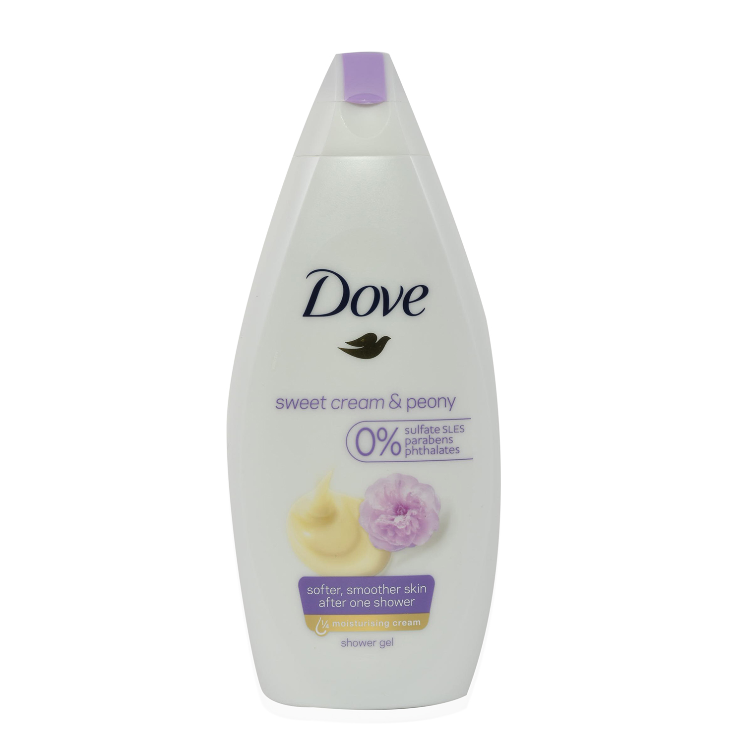 Dove Sweet Cream Peomy Body Wash 500ml Skin Care Shower Gel Moisturizer Women Beauty