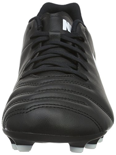 Nike TIEMPO RIO III FG Mens Black White Gold Athletic Outdoor Soccer Cleats (Medium,10,Black/White/Gold) thumbnail