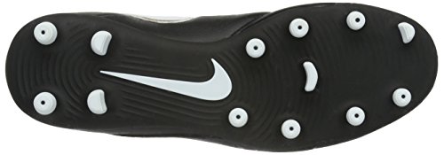 Nike TIEMPO RIO III FG Mens Black White Gold Athletic Outdoor Soccer Cleats (Medium,10,Black/White/Gold) thumbnail