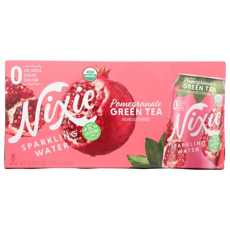 (3 Pack) Nixie Sparkling Water Pomegranate, 12 Fl Oz