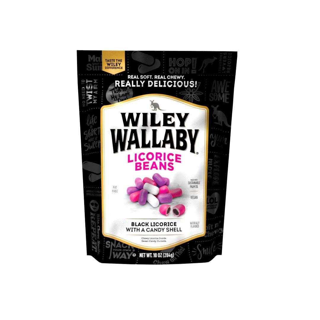 Wiley Wallaby Outback Beans  Black  10 Ounces