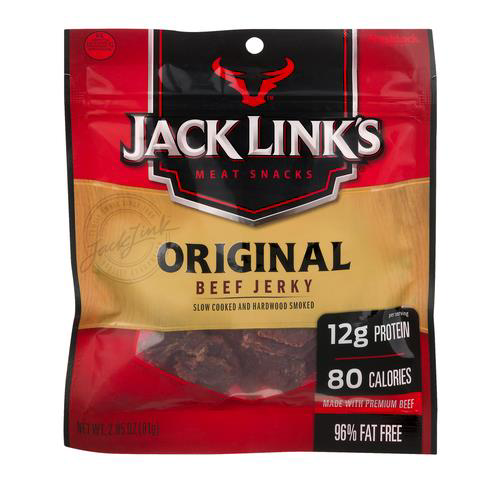 Jack Link S  Meat Snacks  Beef Jerky  Original 2.85oz (Pack of 2)