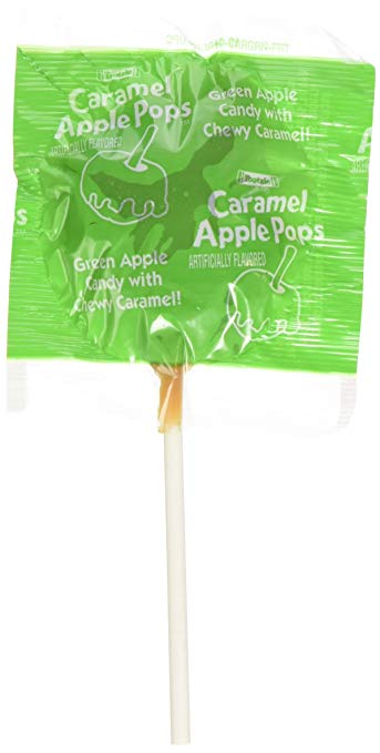 Tootsie Caramel Apple Pops Green Apple, Caramel Lollipop