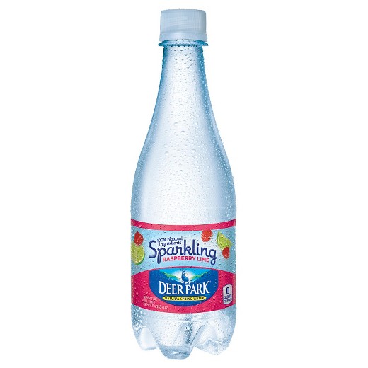 Deer Park Sparkling Natural Raspberry Lime Spring Water, 16.9 Fl. Oz., 24 Count