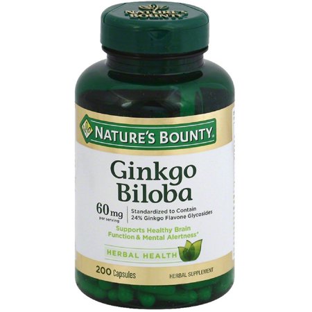 Nature S Bounty Ginkgo Biloba 60mg Capsules 200 Ea