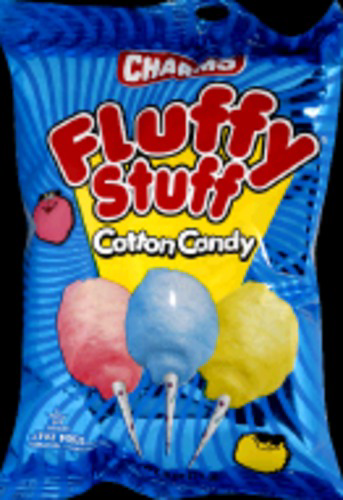 Charms Fluffy Stuff Cotton Candy, 2.5-Ounce Bags, Pack of 6 (Total