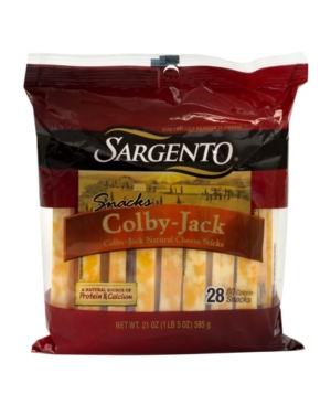 Sargento Colby Jack Snack Sticks, 28 Count