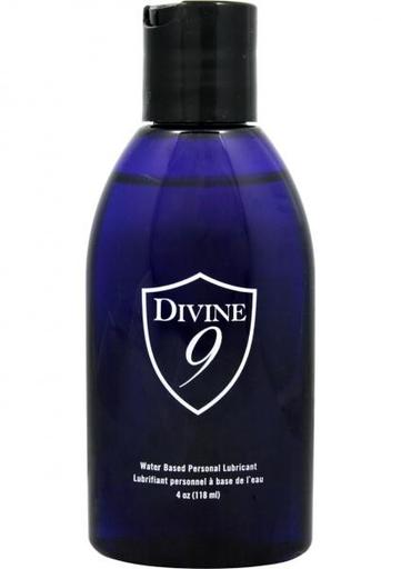 Gift Set of Divine 9 Water Based Lubricant 4 Ounce and a Tube If Anal-Ese Cream 1.5 Oz. (Cherry Flavored)