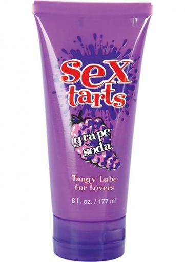 Sex Tarts Flavored Water Based Lube Grape Soda 6 Ounce Package of 4 - All