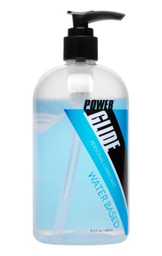 Gift Set of Power Glide Water Based Personal Lubricant 16.5oz and a Tube If Anal-Ese Cream 1.5 Oz. (Cherry Flavored)