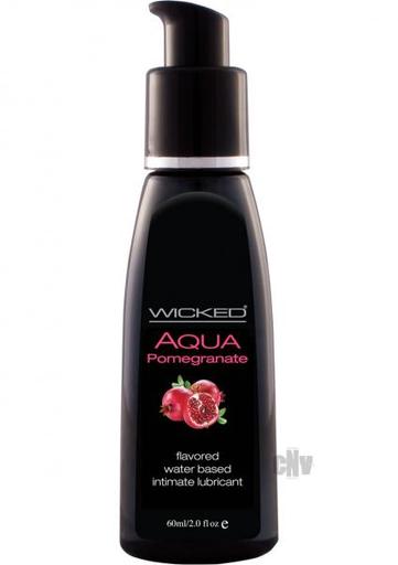 Gift Set of Wicked Aqua Water Based Pomegranate Lube 2oz and a Tube If Anal-Ese Cream 1.5 Oz. (Cherry Flavored)