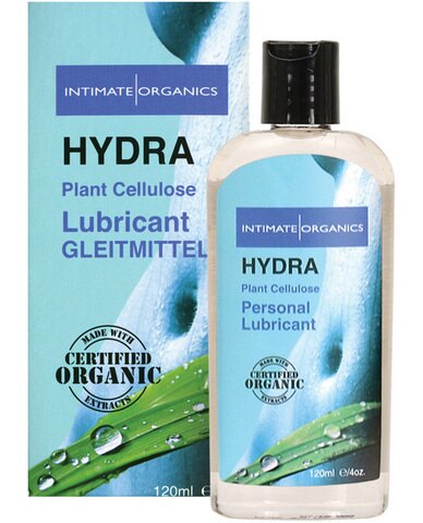 Gift Set of Organic Hydra Water Based Lubricant - 4 Oz and a Tube If Anal-Ese Cream 1.5 Oz. (Cherry Flavored)