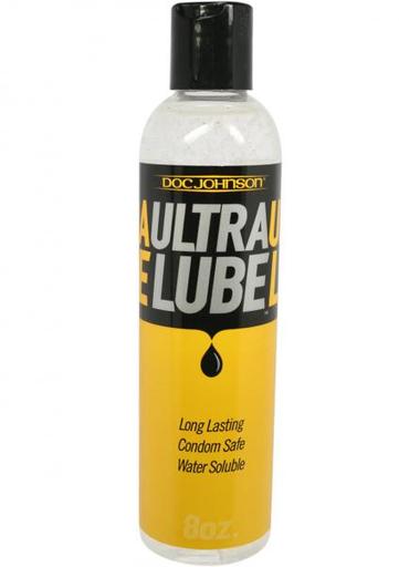 Gift Set of Ultra Lube Water Based Lubricant 8 Ounce and a Tube If Anal-Ese Cream 1.5 Oz. (Cherry Flavored)