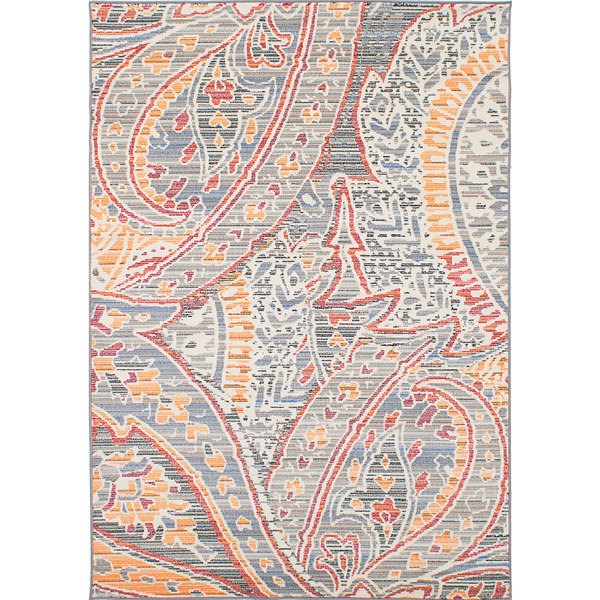 EcarpetGallery Chroma Grey Polypropylene Rug