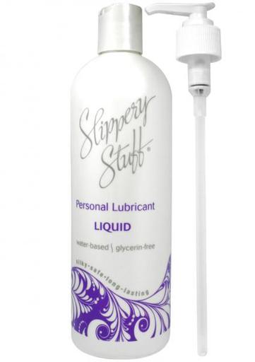 Gift Set of Slippery Stuff Liquid Water Based Lubricant 16 Ounce and a Tube If Anal-Ese Cream 1.5 Oz. (Cherry Flavored)