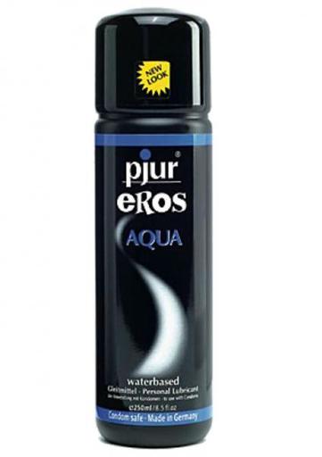 Gift Set of Pjur Eros Aqua Water Based Lubricant 8.5 Ounce and a Tube If Anal-Ese Cream 1.5 Oz. (Cherry Flavored)