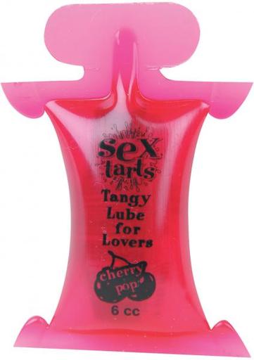 Sex Tarts Flavored Water Based Lubricant 6 CC Pillow Cherry 96 per Lot-(Package of 2)