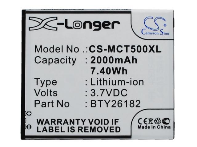 MOBISTEL BTY26182, BTY26182Mobistel/STD Replacement Battery for MOBISTEL Cynus T5, MT-9201b, MT-9201S, MT-9201w,