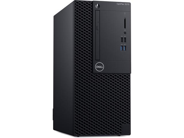 Dell Optiplex 3070 Intel Pentium Gold G5400 X2 3.7GHz 8GB 500GB Win10,Black (Scratch and Dent)