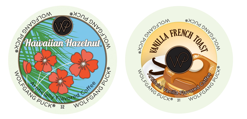 Wolfgang Puck Collection of Flavored Coffees, Mouth-Watering Flavors and International Varieties Brought Together, 48 Count