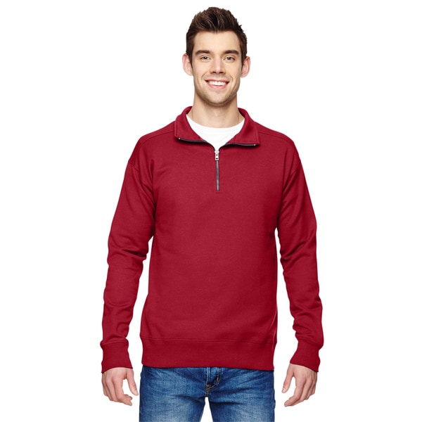 Quarter-Zip Men's Vintage Red Sweater