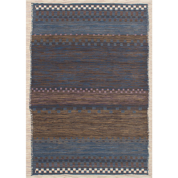 ECarpetGallery Chateau Brown, Grey  Rug (5'5 X 7'9)