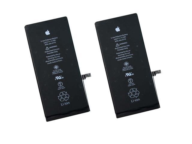 Recertified - Lot of 2 2915mAh Black 3.82V 11.1 Wh Li-ion Battery 616-0765 616-0802 616-0770 616-0772 Apple iPhone 6 Plus