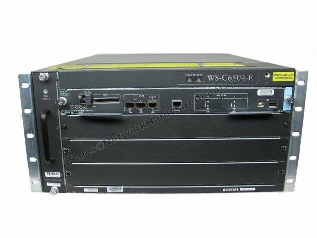 Recertified - Cisco 6504-E Chassis 4-Slot WS-C6504-E W/ Dual AC & VS-S720-10G-3C Bundle