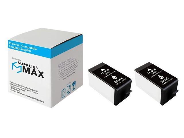 SuppliesMAX Compatible Replacement for HP OfficeJet Pro 6960/6962/6970/6974/6975/6978/6979 Black High Yield Inkjet (2/PK-1500 Page Yield) (NO.