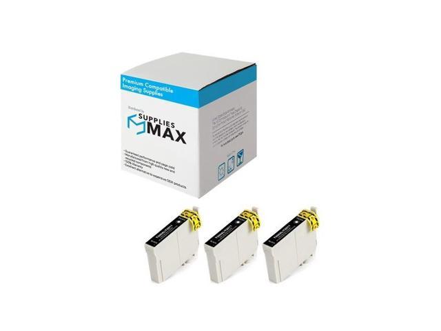 SuppliesMAX Compatible Replacement for WF-2520/2530/2540/XP-200/300/310/400/410 Black High Yield Inkjet (3/PK-500 Page Yield) (NO. 200XL).