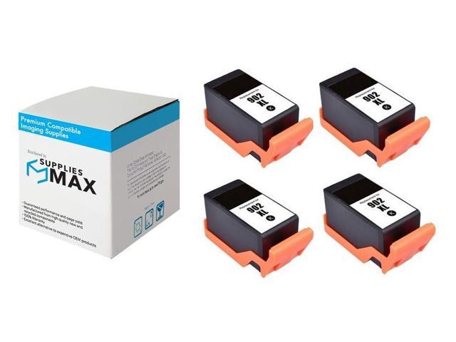 SuppliesMAX Compatible Replacement for HP OfficeJet Pro 6950/6951/6954/6958/6960/6962/6970/6974/6975/6978/6979 Black High Yield Inkjet (4/PK-825.