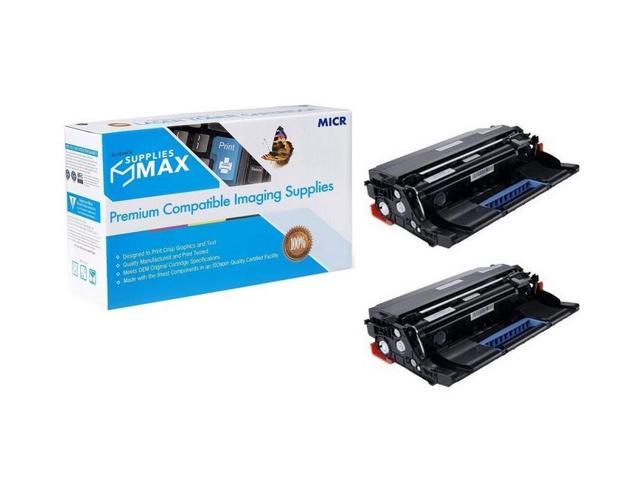 SuppliesMAX Compatible MICR Replacement for Lexmark M5155/M5163/M5170/XM-5163/5170/7155/7163/7170/7263/7270 Imaging Drum Unit (2/PK-100000 Page Yield)
