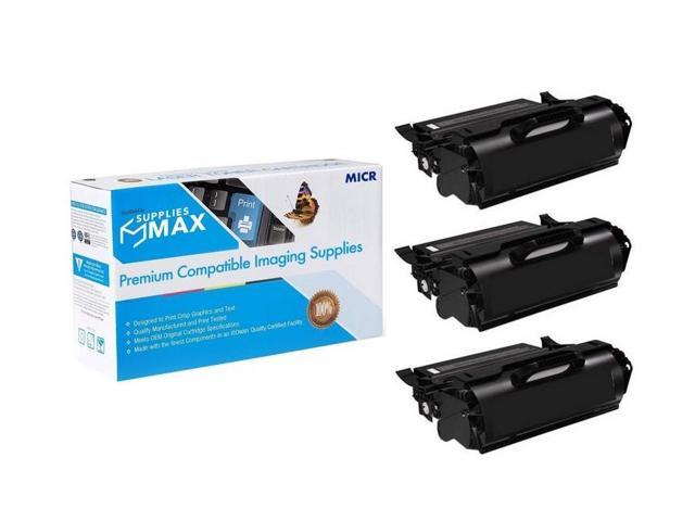 SuppliesMAX Compatible MICR Replacement for Dell 5230DN/5230N/5350DN Toner Cartridge (3/PK-21000 Page Yield) (330-6990 3PK)