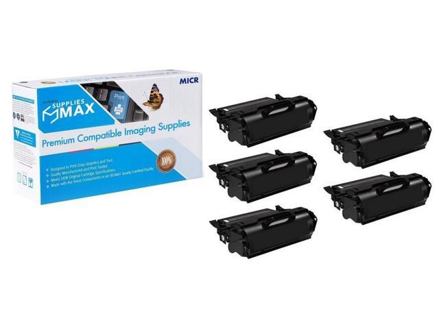 SuppliesMAX Compatible MICR Replacement for Dell 5230DN/5230N/5350DN Toner Cartridge (5/PK-21000 Page Yield) (330-6990 5PK)