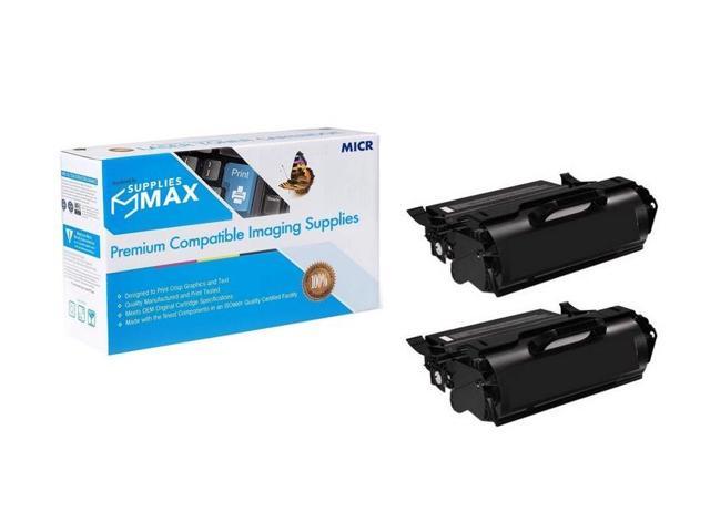 SuppliesMAX Compatible MICR Replacement for Dell 5230DN/5230N/5350DN Toner Cartridge (2/PK-21000 Page Yield) (330-6990 2PK)
