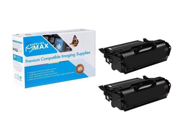 SuppliesMAX Compatible Replacement for Dell 5230DN/5230N/5350DN Toner Cartridge (2/PK-21000 Page Yield) (330-6990 2PK)