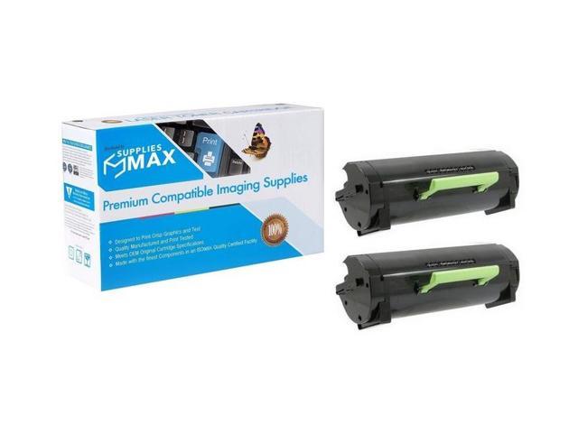 SuppliesMAX Compatible Replacement for Dell B5460DN/B5465DNF Toner Cartridge (2/PK-6000 Page Yield) (331-9797 2PK)
