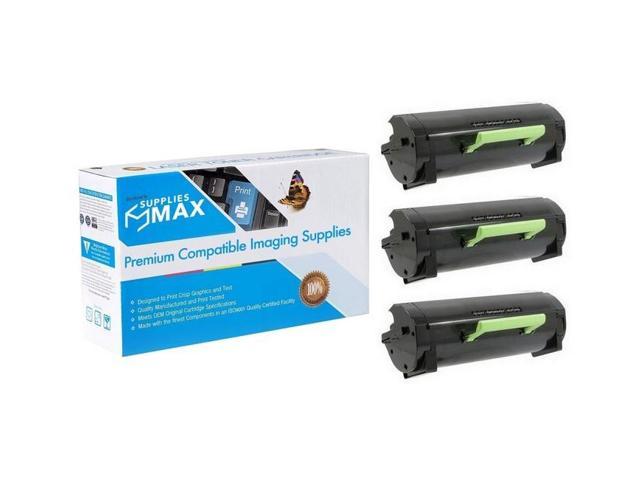 SuppliesMAX Compatible Replacement for Dell B5460DN/B5465DNF Toner Cartridge (3/PK-6000 Page Yield) (331-9797 3PK)