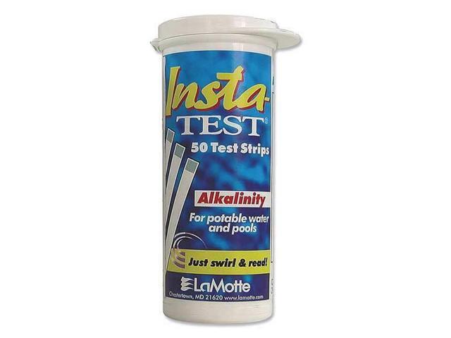 LAMOTTE 2997 Test Strip, Alkalinity,0 to 180 PPM, PK50