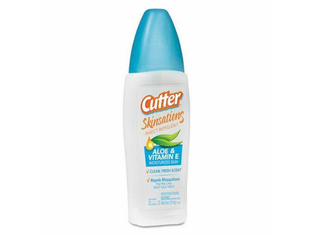 Cutter Skinsations Insect Repellent Liquid, 6 Fl. Oz Pump Spray, 12/CT