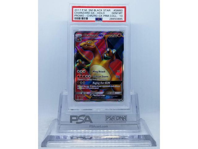 Pokemon Black Star Promo Charizard GX SM60 FULL ART HOLO FOIL PSA 10 GEM MINT