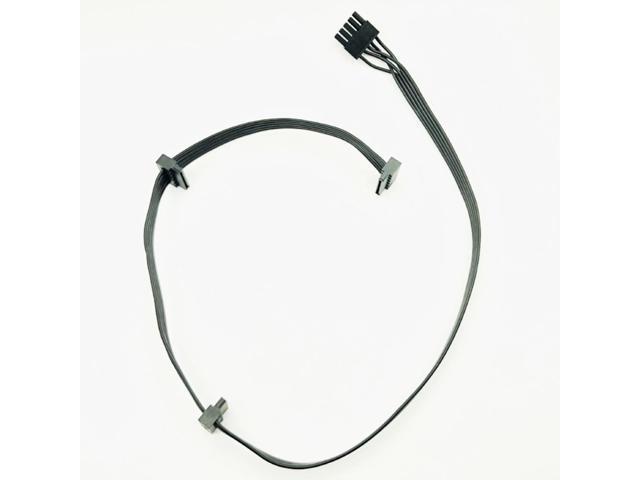 6Pin to Dual SATA 15Pin Power Cable for DELL Vostro 3070 3670 3967 3977 3980 Desktop Computer HDD SSD Power Supply Cable Adapter